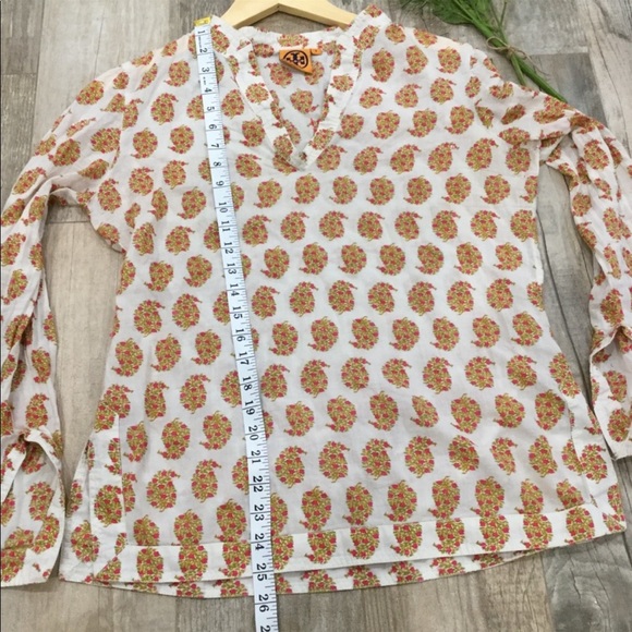 COPY - Tory Burch Tory flower pinwheel tunic sz 6 - Picture 5 of 6